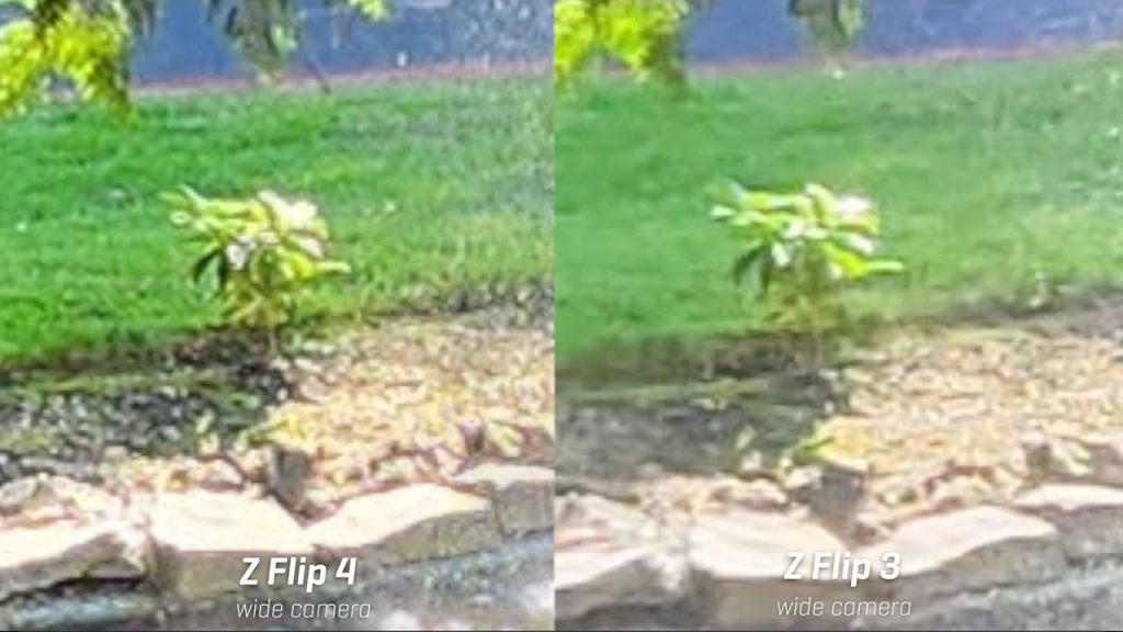 Z Flip 4 vs Z Flip 3 camera test